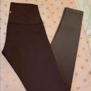 Lululemon Ombré Wonder Unders-full length
